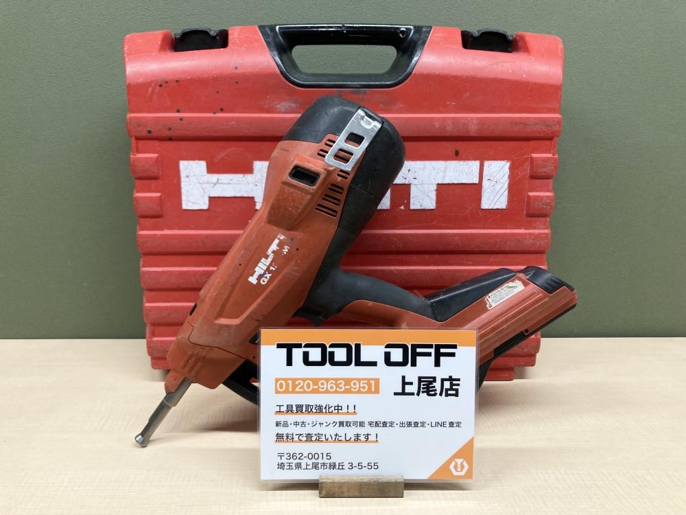 HILTI ヒルティ ガス式鋲打機 GX120-MEの中古 中古C傷汚れあり 《埼玉