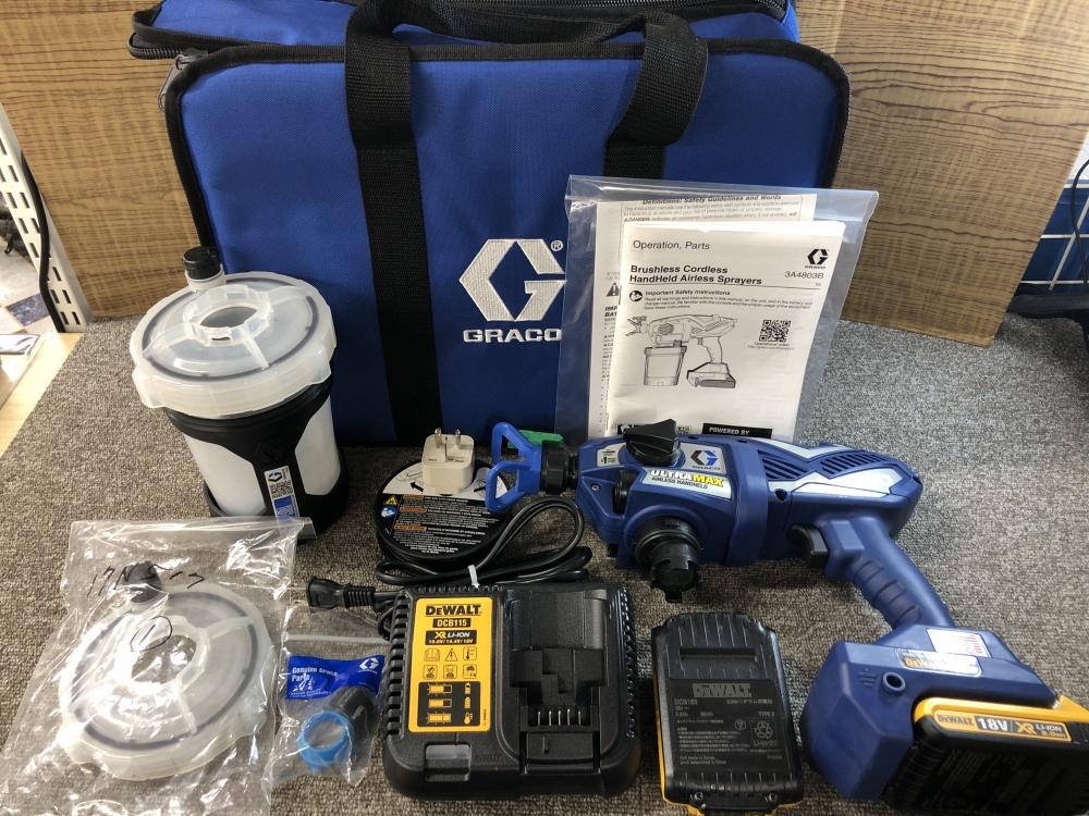 GRACO コードレスエアレススプレーガン 17N224の中古 中古B使用感あり 《千葉・市原》中古工具販売の専門店│ ツールオフ千葉市原店 ｜中古 工具販売のツールオフ