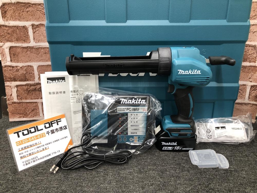 マキタ makita 充電式コーキングガン CG180DRGの中古 未使用品 《千葉