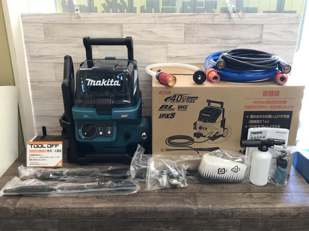 マキタ makita 充電式高圧洗浄機 本体のみ バッテリ・充電器別売り MHW001GZ 40Vmax 最大許容圧力11.5MPaの中古 未使用品  《埼玉・入間》中古工具販売の専門店│ ツールオフ所沢入間店 ｜中古工具販売のツールオフ