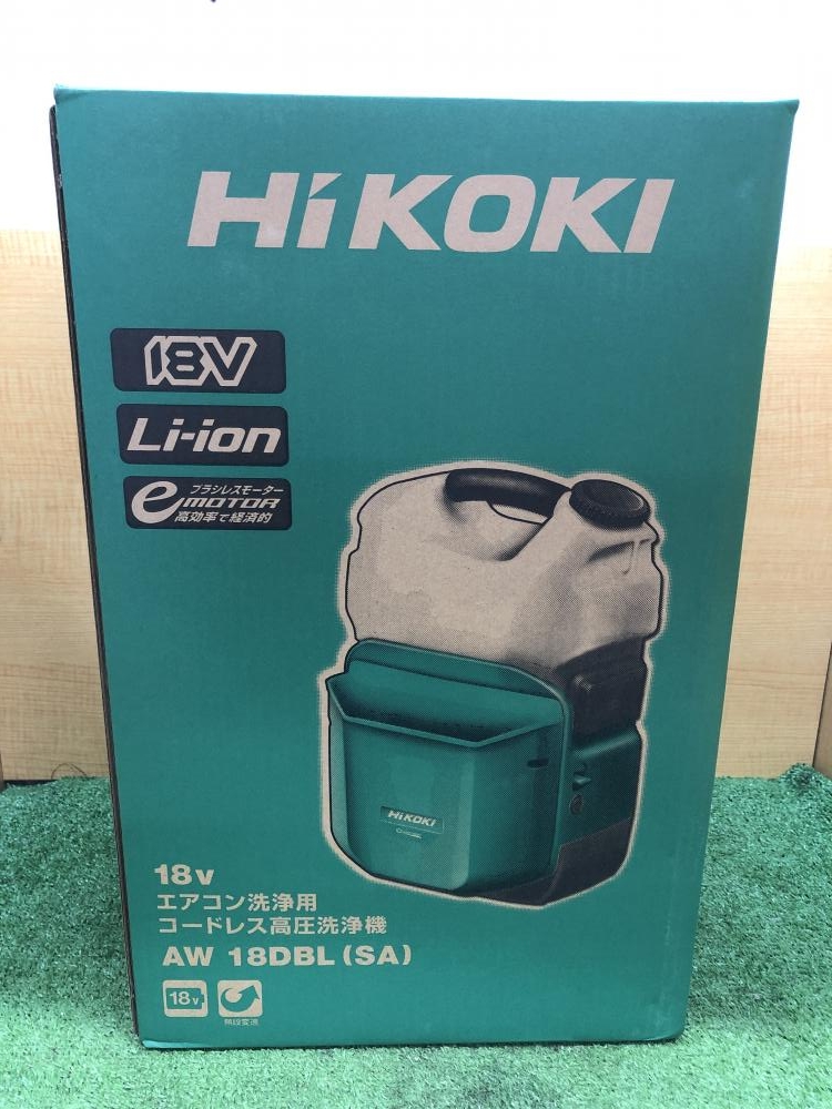 ハイコーキ HiKOKI コードレス高圧洗浄機 AW18DBL(SA)XPの中古 未使用