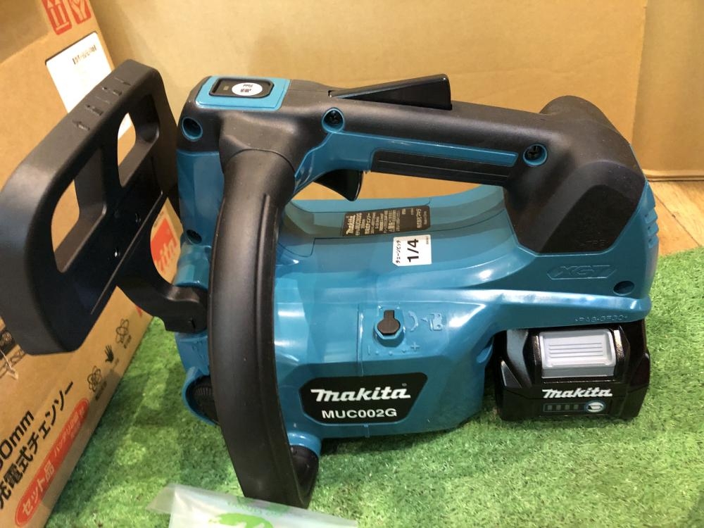 マキタ 40Vmax250mm充電式チェーンソー MUC002GRDXの中古 未使用 マキタ 40Vmax250mm充電式チェーンソー MUC002GRDXの中古 未使用
