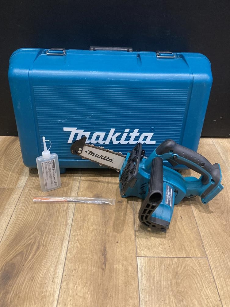 マキタ充電式チェンソー　UC121D マキタ充電式チェンソーUC121D長年愛用している商売道具の良い点と注意点makitaレビュー