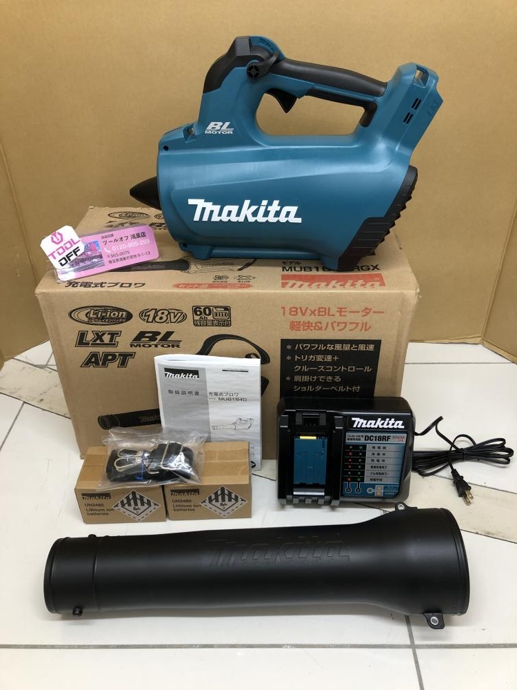 マキタ makita 充電式ブロワ MUB184DRGXの中古 未使用品 《埼玉・鴻巣