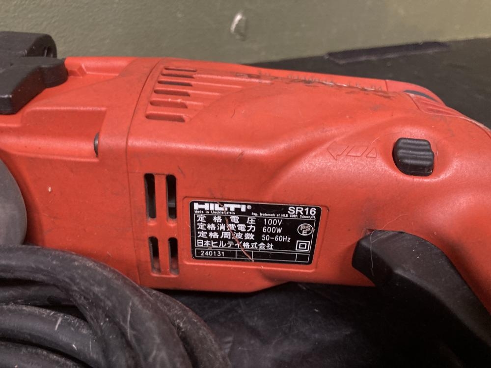 ヒルティ HILTI 2段変速ドリル SR16 現状品の中古 中古C傷汚れあり 《東京・江戸川》中古工具販売の専門店│ ツールオフ江戸川店  ｜中古工具販売のツールオフ