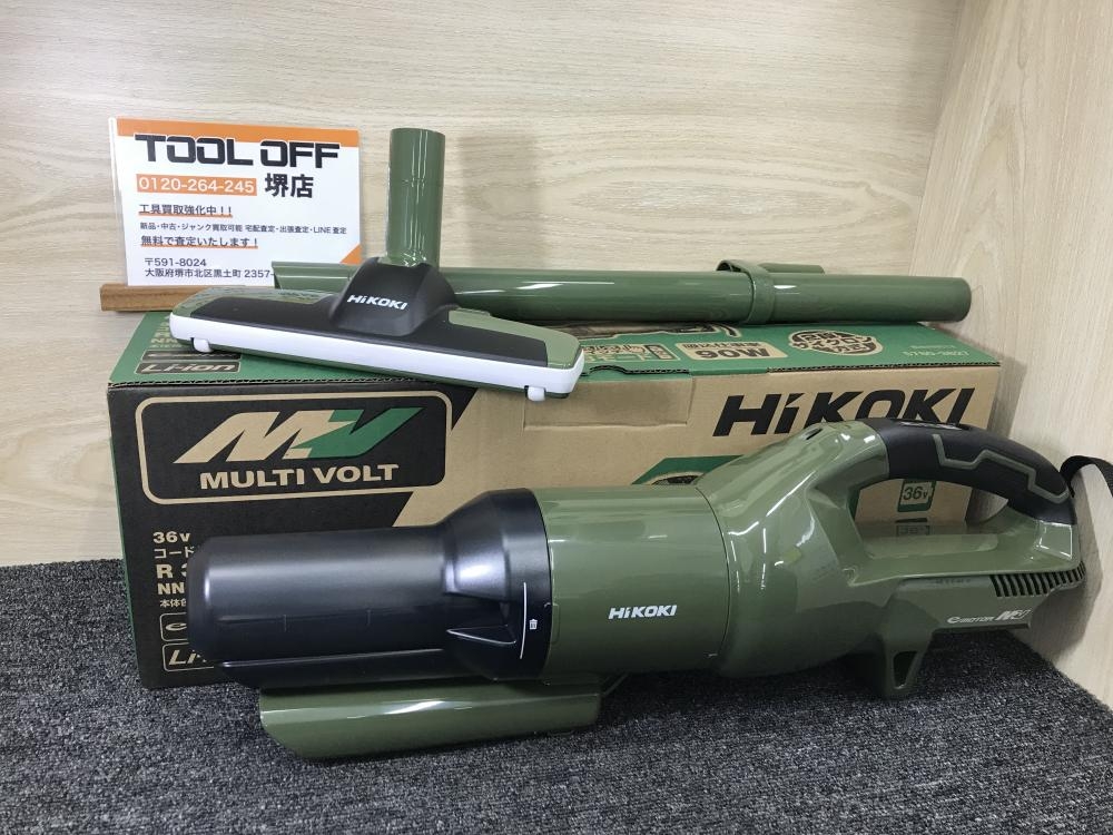 ハイコーキ HiKOKI コードレスクリーナー R36DB(SC)(NNG)の中古 未使用 