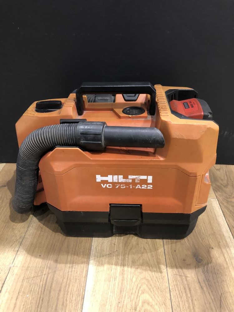 ヒルティ HILTI 充電式バキュームクリーナ- VC75-1-A22の中古 中古C傷汚れあり 《埼玉・上尾》中古工具販売の専門店│ ツールオフ上尾店  ｜中古工具販売のツールオフ