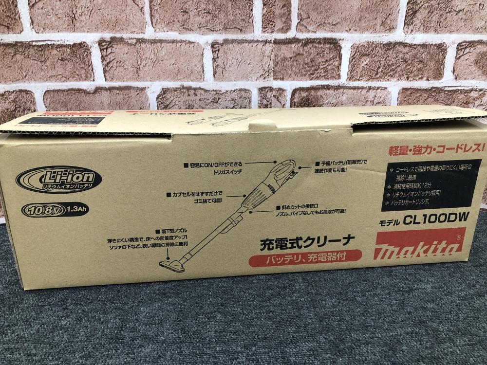 マキタ makita 充電式クリーナ CL100DWの中古 未使用品 《千葉・市原