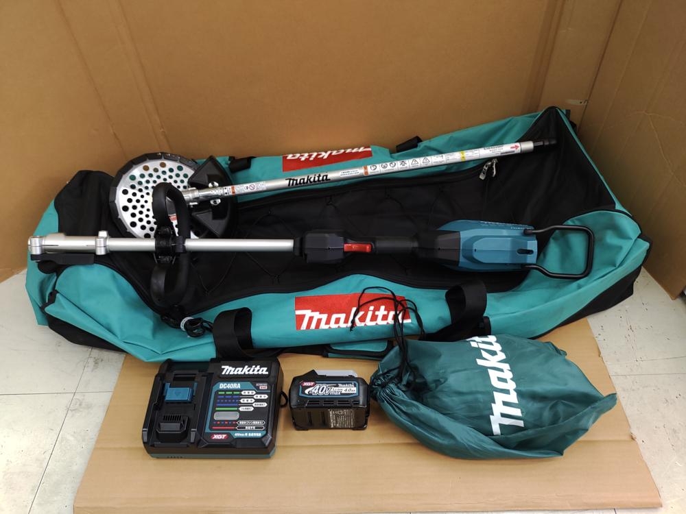 ✴️美品 マキタMUX01G＋EM402MP刈払機セット DCホワイト刃付