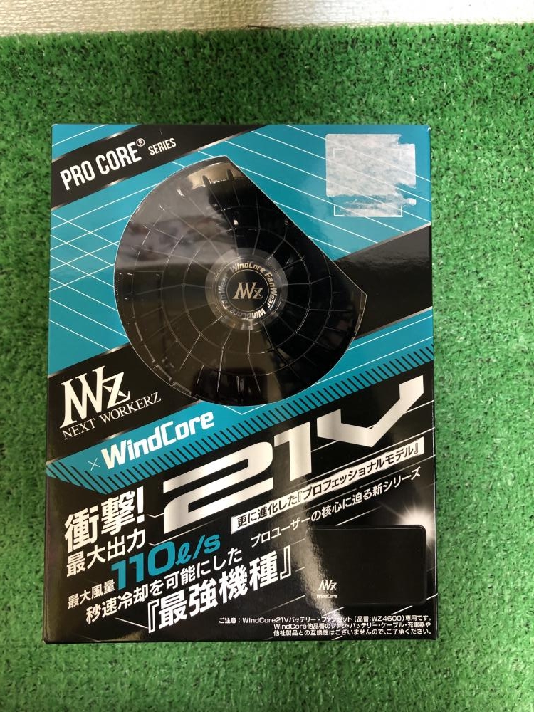 Windocore 21Vバッテリーファンセットシルバー WT460の中古 未使用品