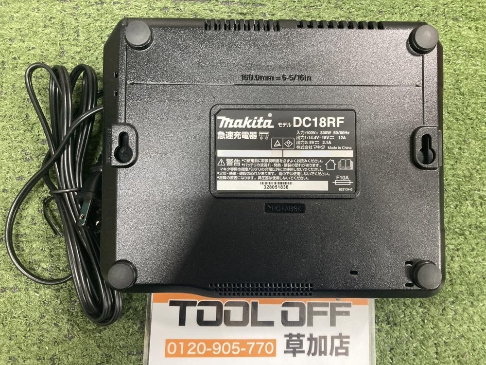 新品 マキタ 充電器 DC18RF 未使用 急速充電器 純正品 モデル 新品 マキタ 充電器 DC18RF 未使用 急速充電器 純正品 モデル