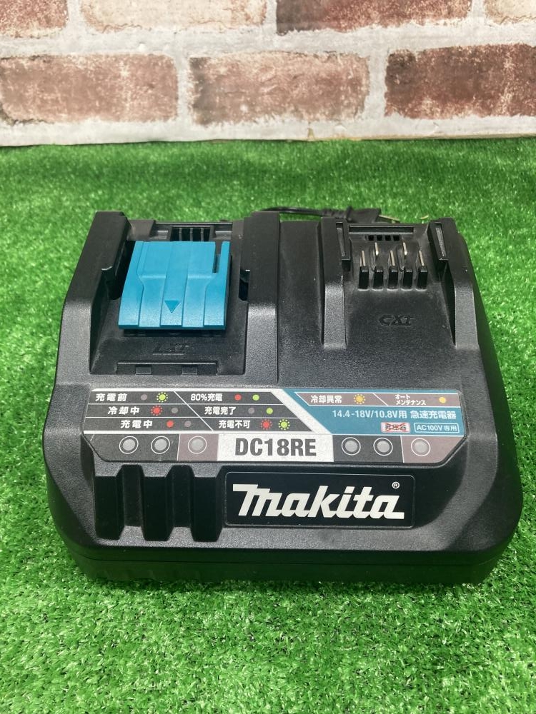 【中古】マキタ急速充電器＋BL1860 マキタ バッテリー BL1860B + 充電器 DC18RF ( 純正品 18V 6.0Ah