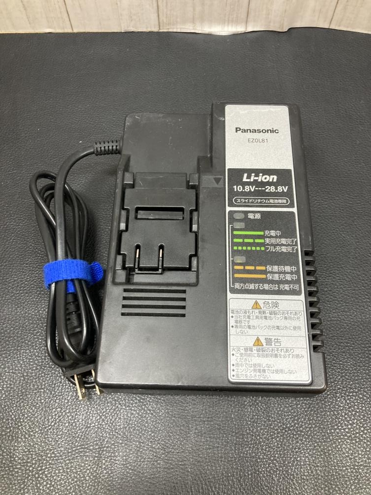 中古品】パナソニック 10.8-28.8V急速充電器 EZOL81 中古品】パナソニック 10.8-28.8V急速充電器 EZOL81