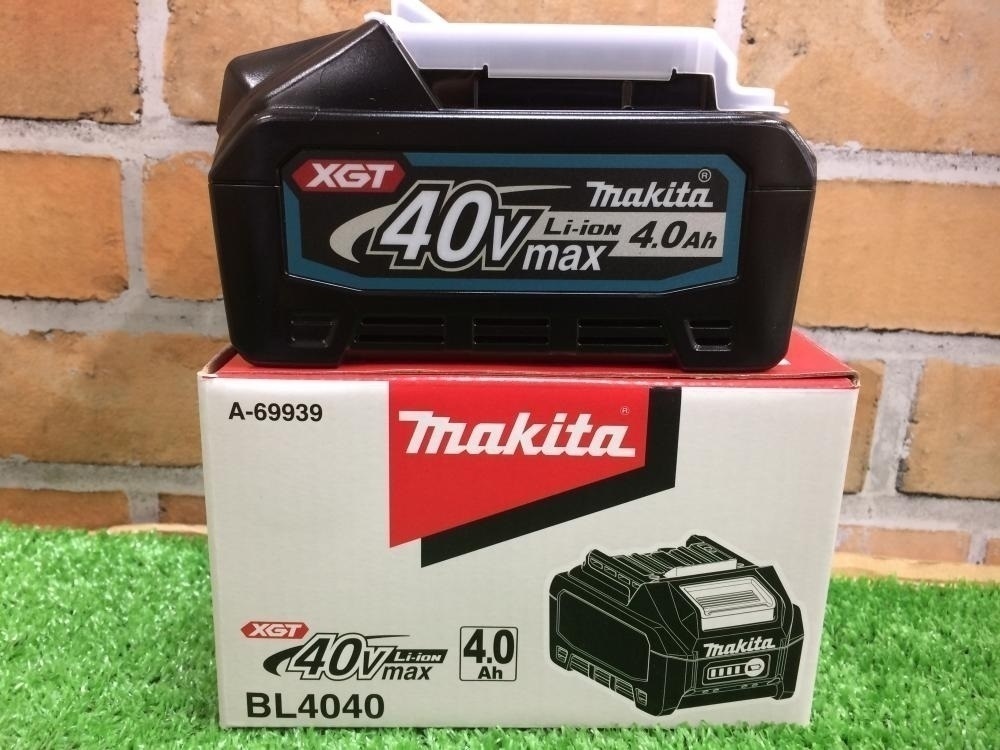 Makita 40Vリチウムイオンバッテリー BL4040 未使用、新品2個 （未使用  