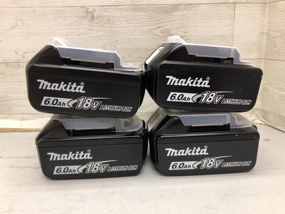 makita マキタ バッテリー4個 BL1860Bの中古 未使用品 商品詳細 ｜中古工具販売のツールオフ