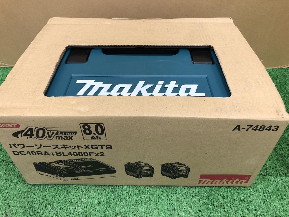 マキタ パワーソースキットXGT9DC40RA+BL4080F×2 A-74843の中古 中古A