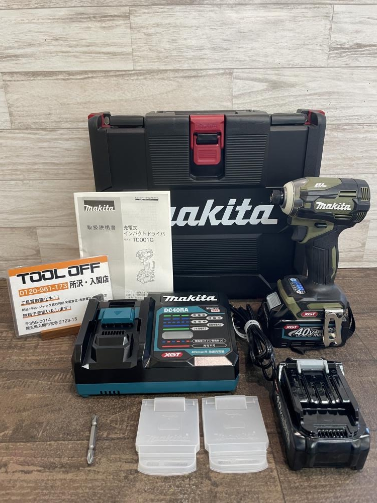 マキタ makita 充電式インパクトドライバ TD001GRDXOの中古 未使用品 ...