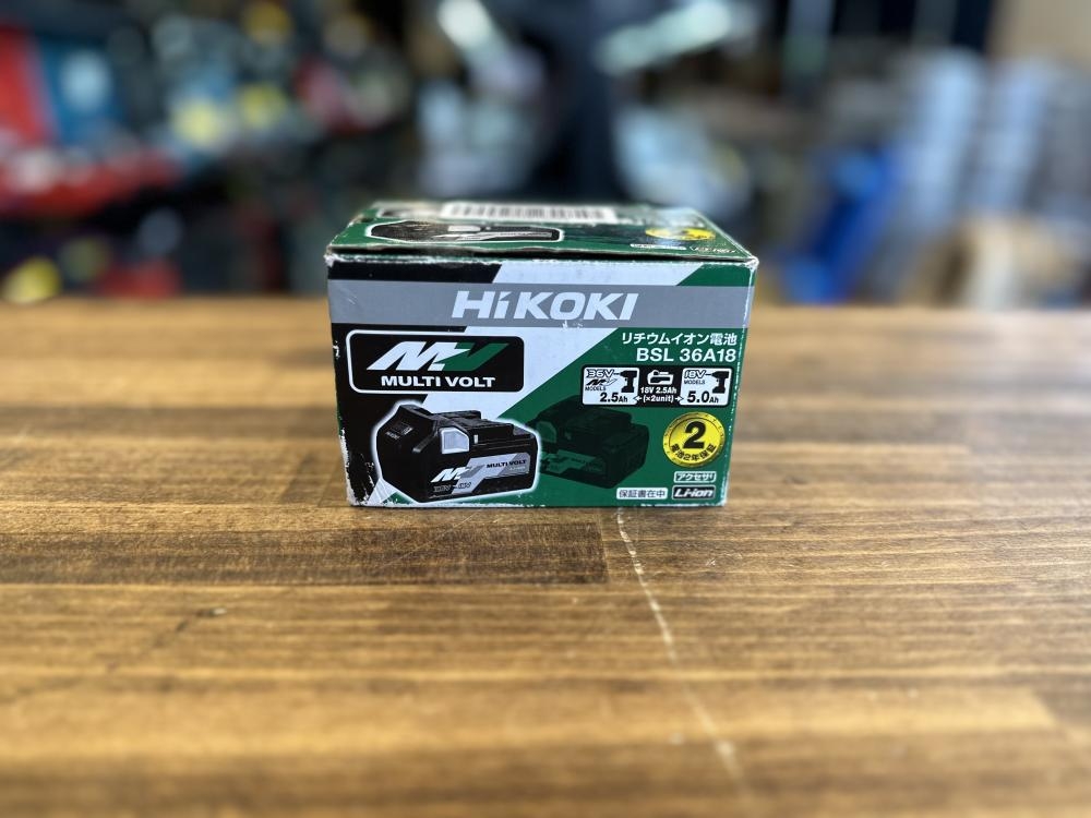 HiKOKI 純正マルチボルトバッテリー BSL36A18の中古 未使用品 《千葉》中古工具販売の専門店│ ツールオフ千葉幕張店  ｜中古工具販売のツールオフ