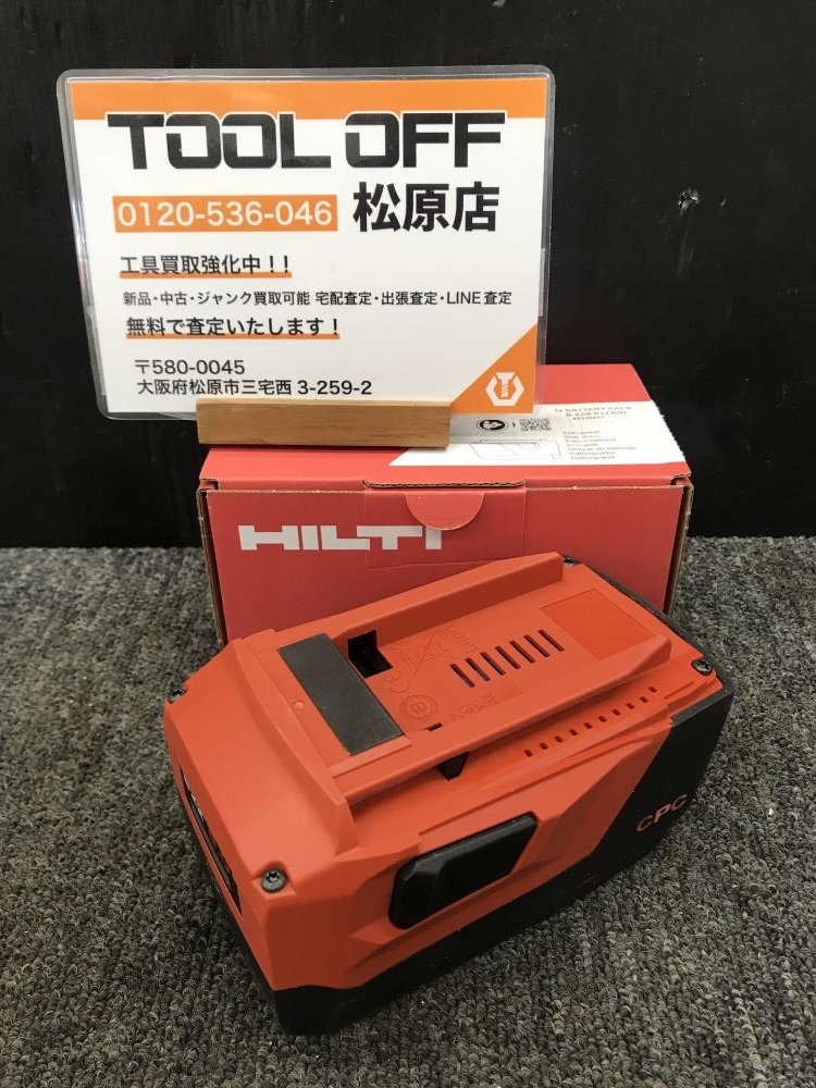 HILTI ヒルティ 21.6V8.0Ahバッテリー B22/8.0 Li-ionの中古 未使用品