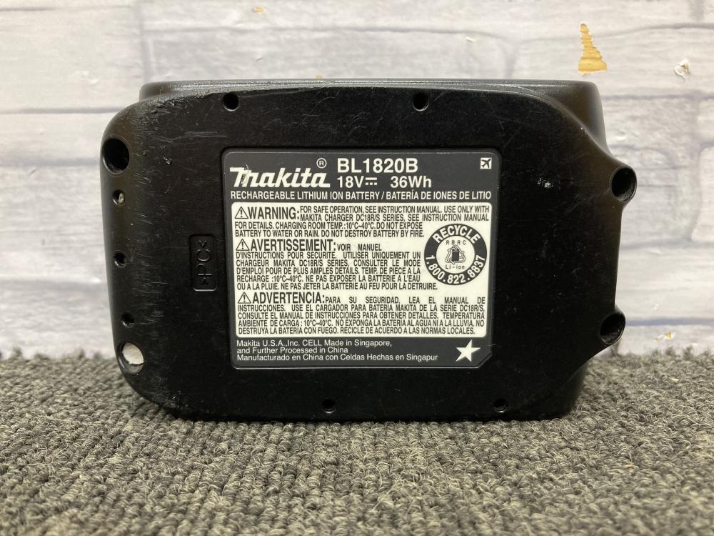 マキタ makita 18V2.0Ah 純正リチウムイオンバッテリー BL1820B