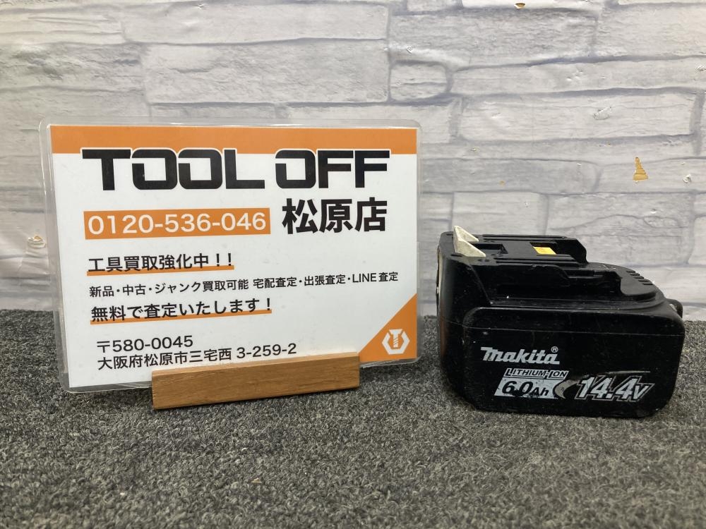 マキタ makita 14.4V6.0Ah 純正リチウムイオンバッテリー BL1460Bの