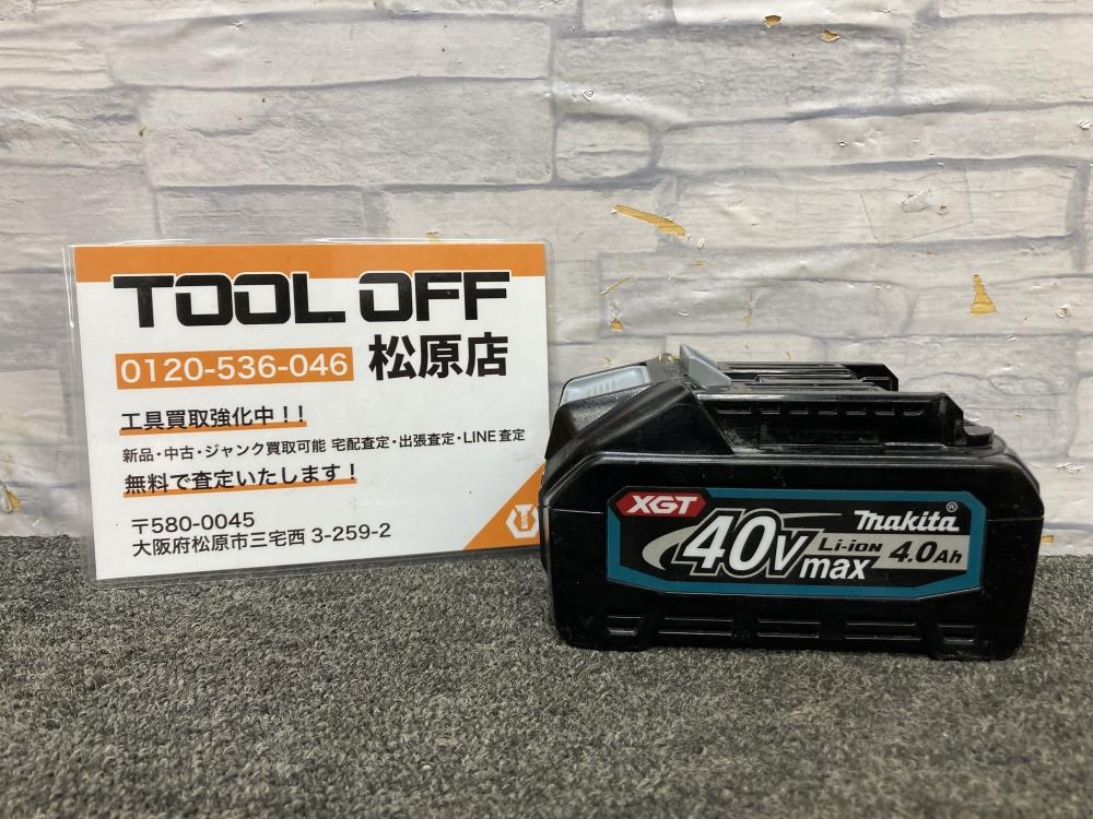 マキタ makita 40V4.0Ah純正バッテリー BL4040の中古 中古C傷汚れあり 
