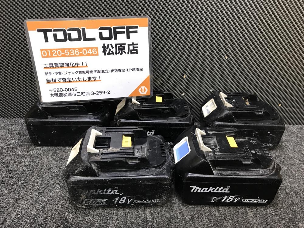 Makita 18V 6.0Ah リチウムイオンバッテリー 新品 よろける