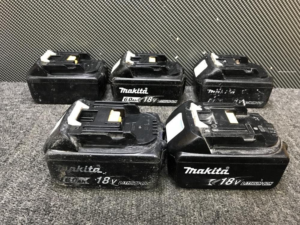 Makita 18V リチウムイオンバッテリー 6.0Ah 2個セット（マキタ/makita  