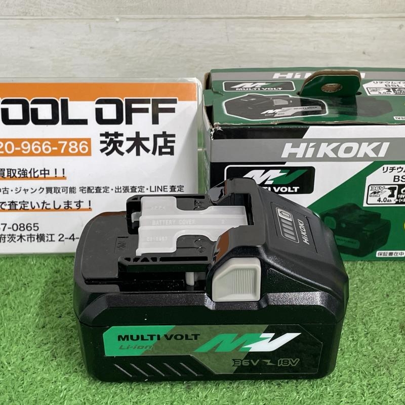 HiKOKI ハイコーキ バッテリー BSL36B18の中古 未使用品 《大阪・茨木