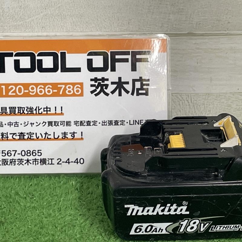 マキタ 充電48回 過負荷5％ バッテリ BL1860Bの中古 中古C傷汚れあり