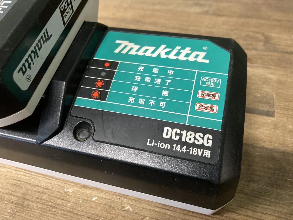 マキタ バッテリー+充電器セット BL1815G+DC18SG 現状品の中古