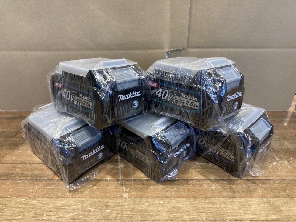 マキタ BL4025 純正バッテリー 40v 2.5Ah 新品 6個箱無しマキタ マキタ BL4025 純正バッテリー 40v 2.5Ah 新品 6個箱無しマキタ