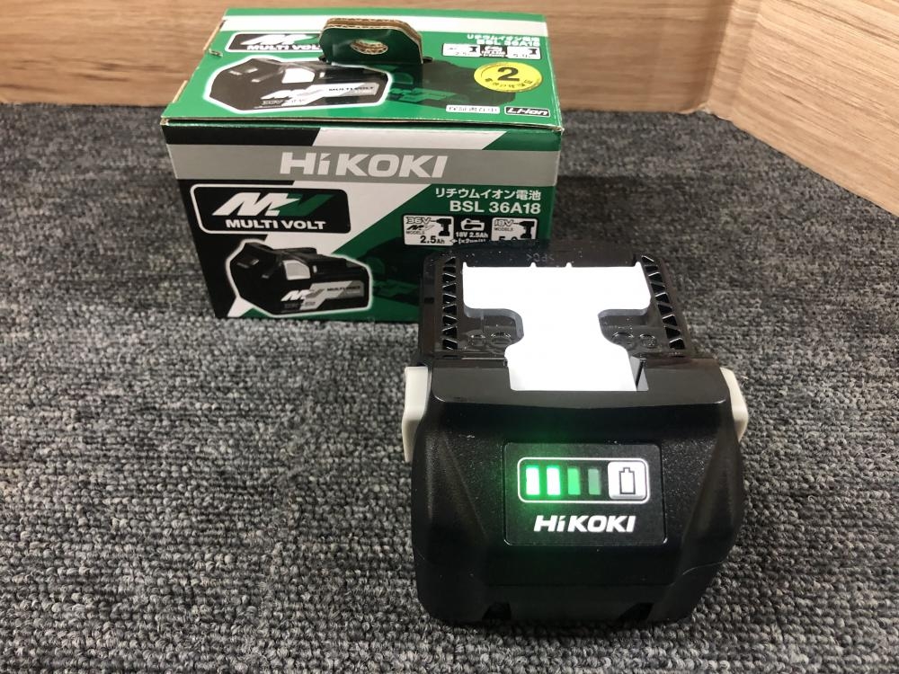 ハイコーキ HiKOKI マルチボルトバッテリー 36V BSL36A18の中古 未使用品 《千葉・市原》中古工具販売の専門店│ ツールオフ千葉市原店  ｜中古工具販売のツールオフ