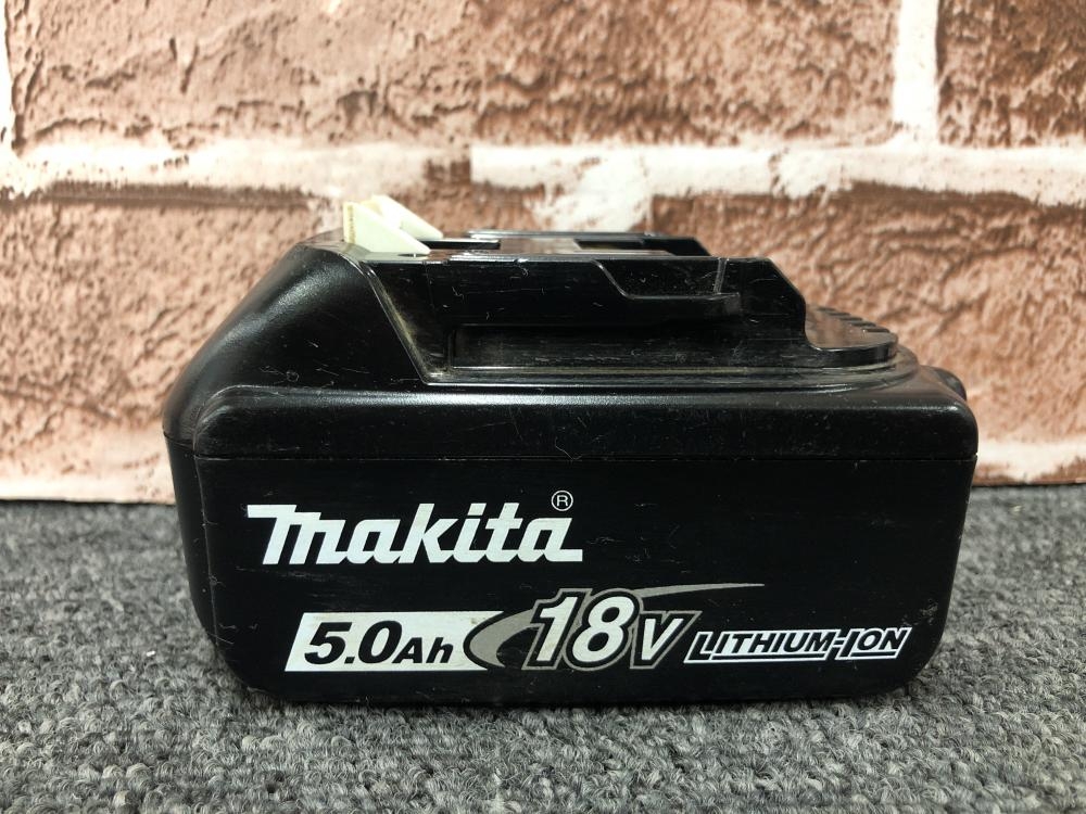 マキタ makita 18V5.0Ah純正バッテリ※雪マーク無し BL1850B※充電回数