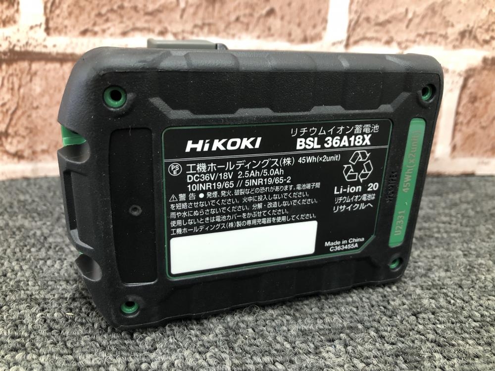 HiKOKI BSL 36A18X リチウムイオンバッテリー HiKOKI ハイコーキ HiKOKI BSL 36A18X リチウムイオンバッテリー HiKOKI ハイコーキ