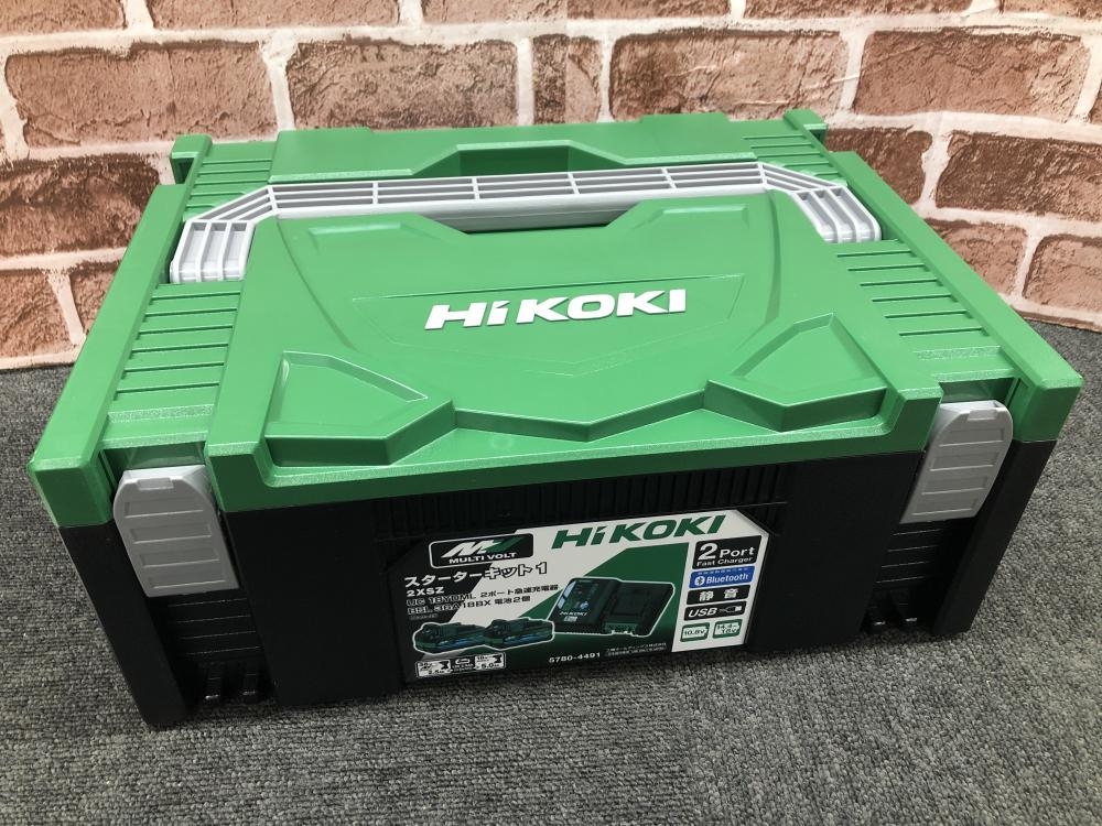 ハイコーキ HiKOKI スターターキット1 UC18YDML(2XSZ)の中古 未 ハイコーキ HiKOKI スターターキット1 UC18YDML(2XSZ)の中古 未