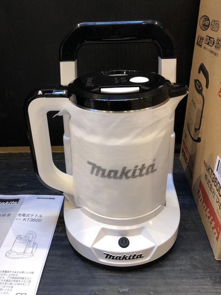 マキタ makita 充電式ケトル KT360DZWの中古 未使用品 《埼玉・川越》中古工具販売の専門店│ ツールオフ川越店 ｜中古工具販売のツールオフ