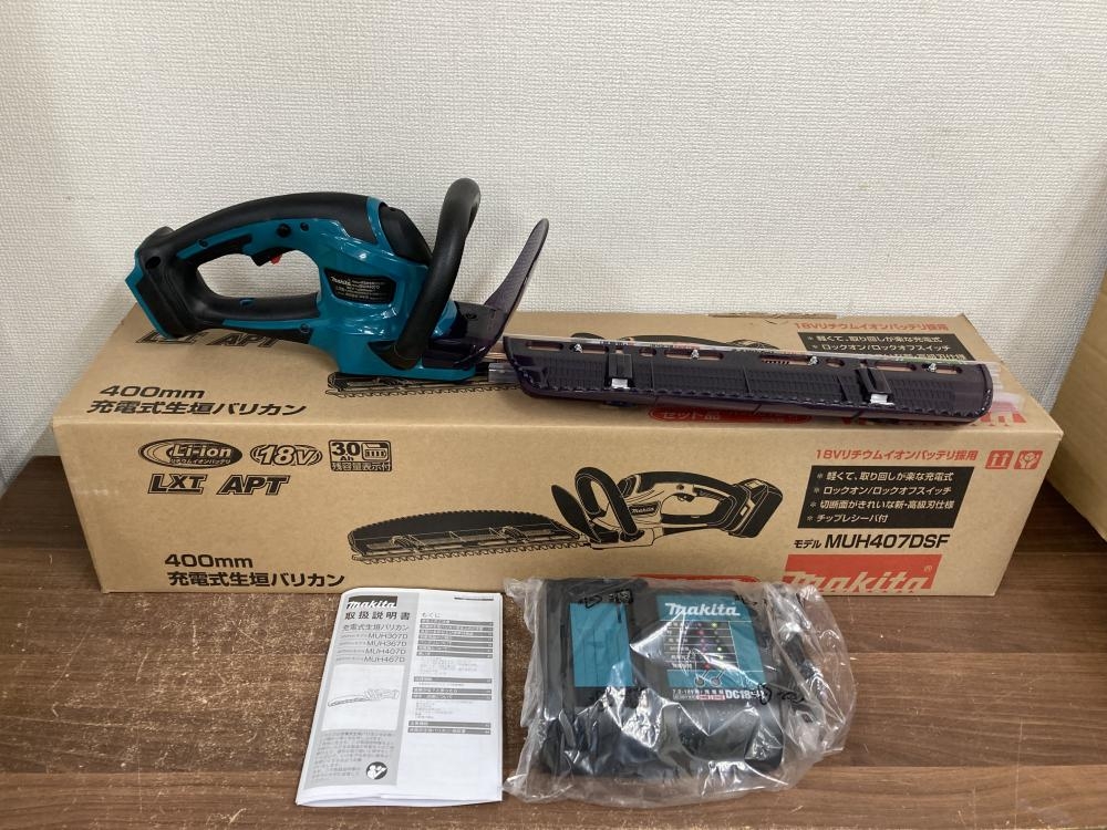 マキタ 充電式生垣バリカン MUH407Dの中古 未使用品 《群馬・高崎 
