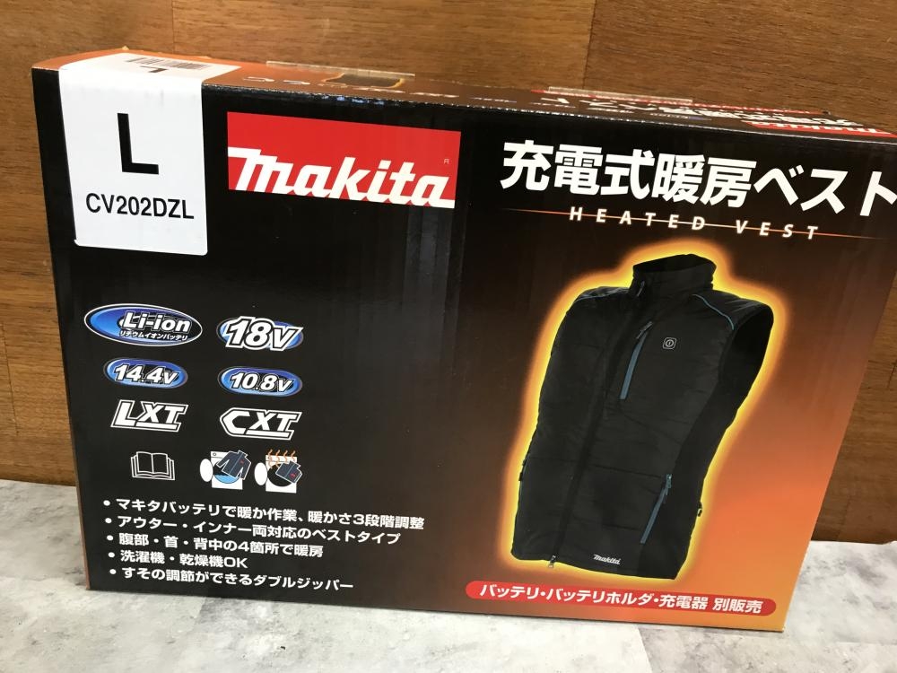 makita マキタ 充電式暖房ベスト Lサイズ CV202DZLの中古 未使用品