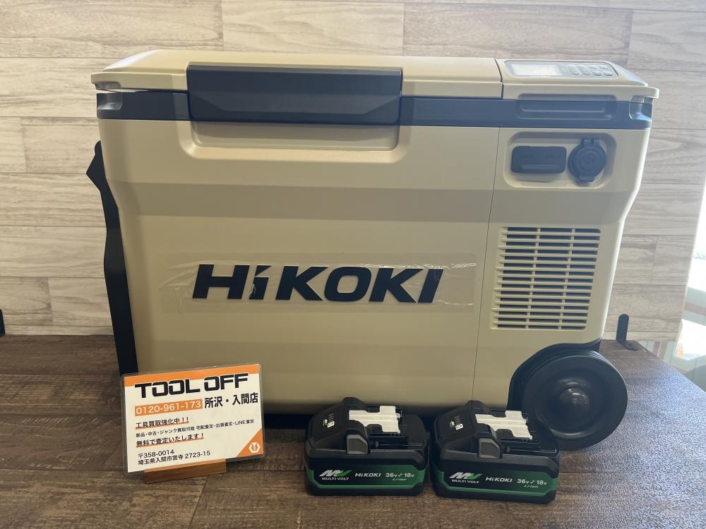 HiKOKI ハイコーキ コードレス冷温庫 大容量バッテリ UL18DBAの中古
