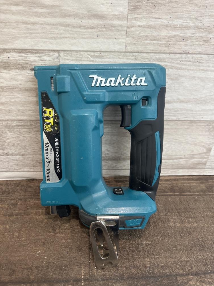 【SIW】makita マキタ ST112DZ 18V充電式タッカ RT線 本体のみ【中古動作品】 SIW】makita マキタ ST112DZ 18V充電式タッカ RT線 本体のみ【中古動作品】