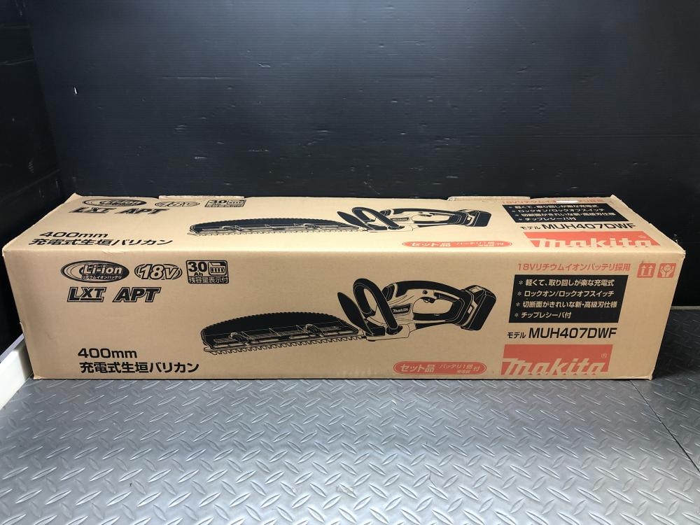 マキタ makita 400mm充電式生垣バリカン MUH407DWFの中古 未使用品