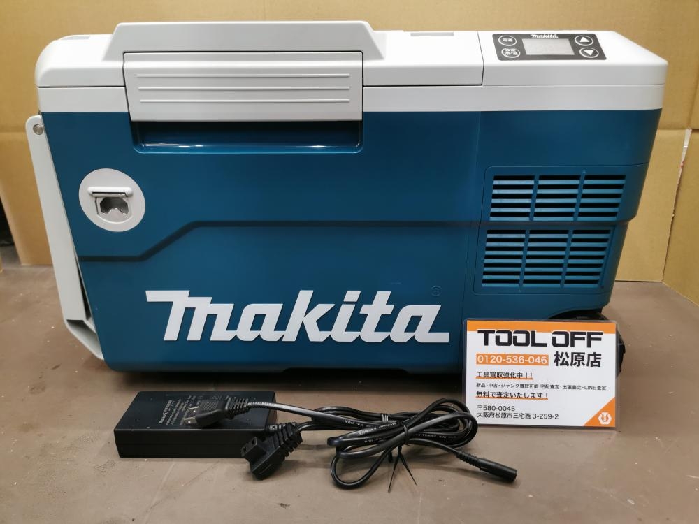 マキタ makita 充電式保冷温庫 クーラーボックス ACアダプタ付属 CW180Dの中古 中古B使用感あり  《大阪・松原》中古工具販売の専門店│ツールオフ松原店 ｜中古工具販売のツールオフ