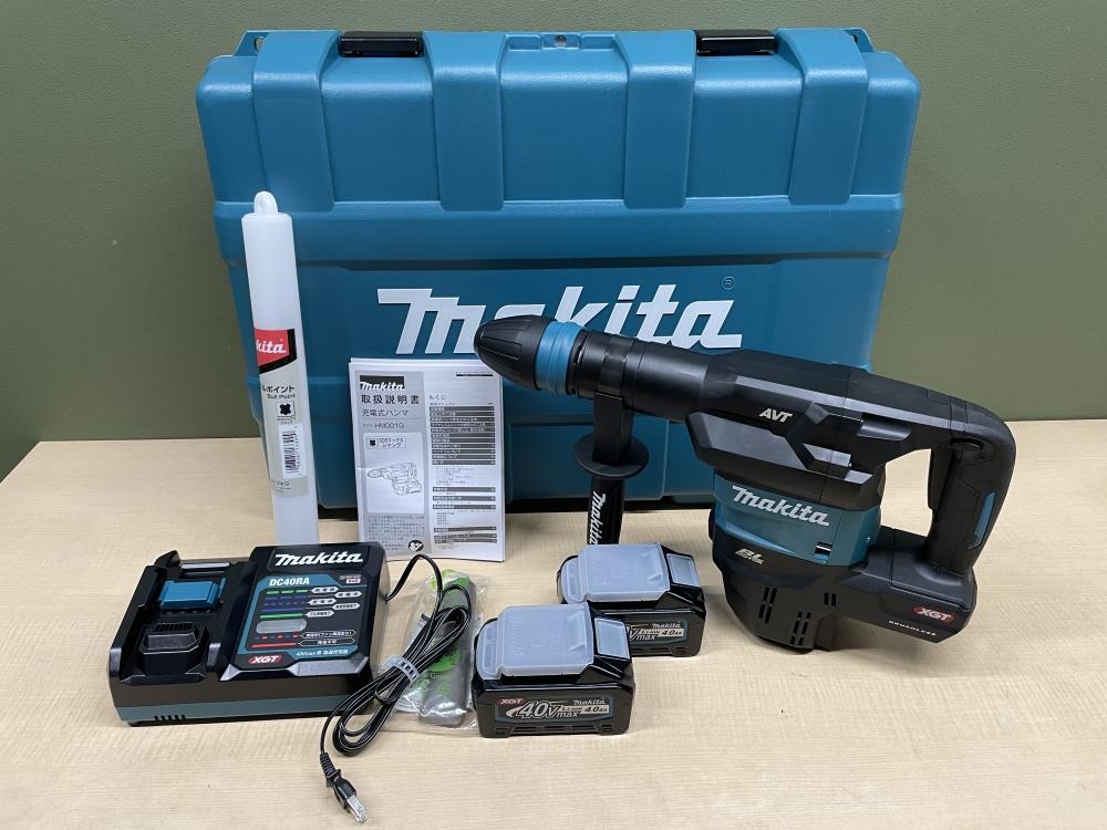 マキタ makita 40Vmax充電式ハンマ HM001GRMXの中古 未使用品 《埼玉・上尾》中古工具販売の専門店│ ツールオフ上尾店  ｜中古工具販売のツールオフ