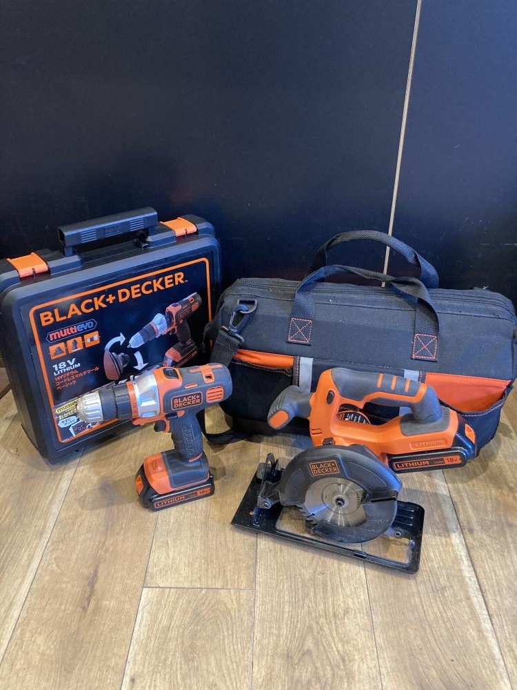 BLACK&DECKER マルチツール&マルノコセット EVO183B1 BDCCS18の中古 ...