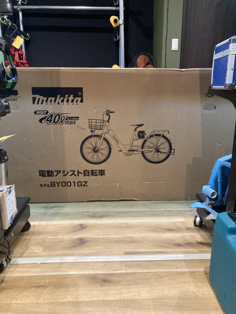 マキタ makita 40Vmax 充電式アシスト自転車 電動アシスト自転車 BY001GZ 本体のみ *長期保管品の為傷汚れ有の中古 未使用品  《宮城・仙台》中古工具販売の専門店│ ツールオフ仙台店 ｜中古工具販売のツールオフ