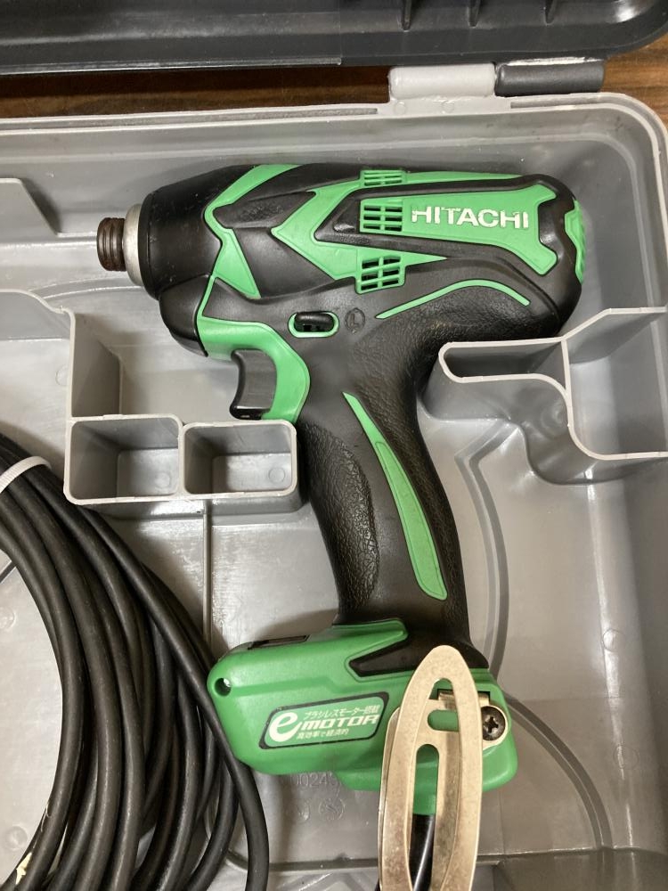 日立工機 12mmインパクトドライバ WH12VE(SE)の中古 中古C傷汚れあり 