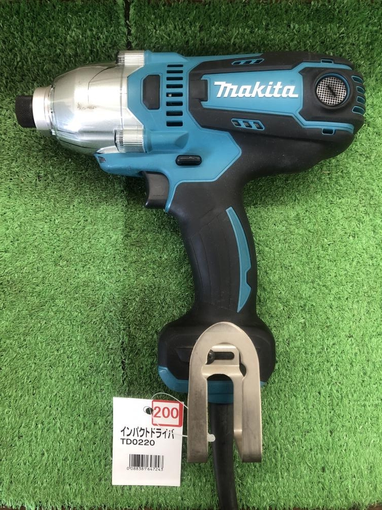 マキタ makita インパクトドライバ TD0220 *長期保管品の為傷汚れ有の