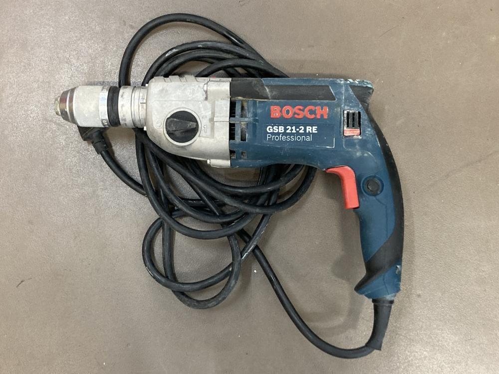 BOSCH 22mmキーレス振動ドリル GSB21-2REの中古 中古C傷汚れあり