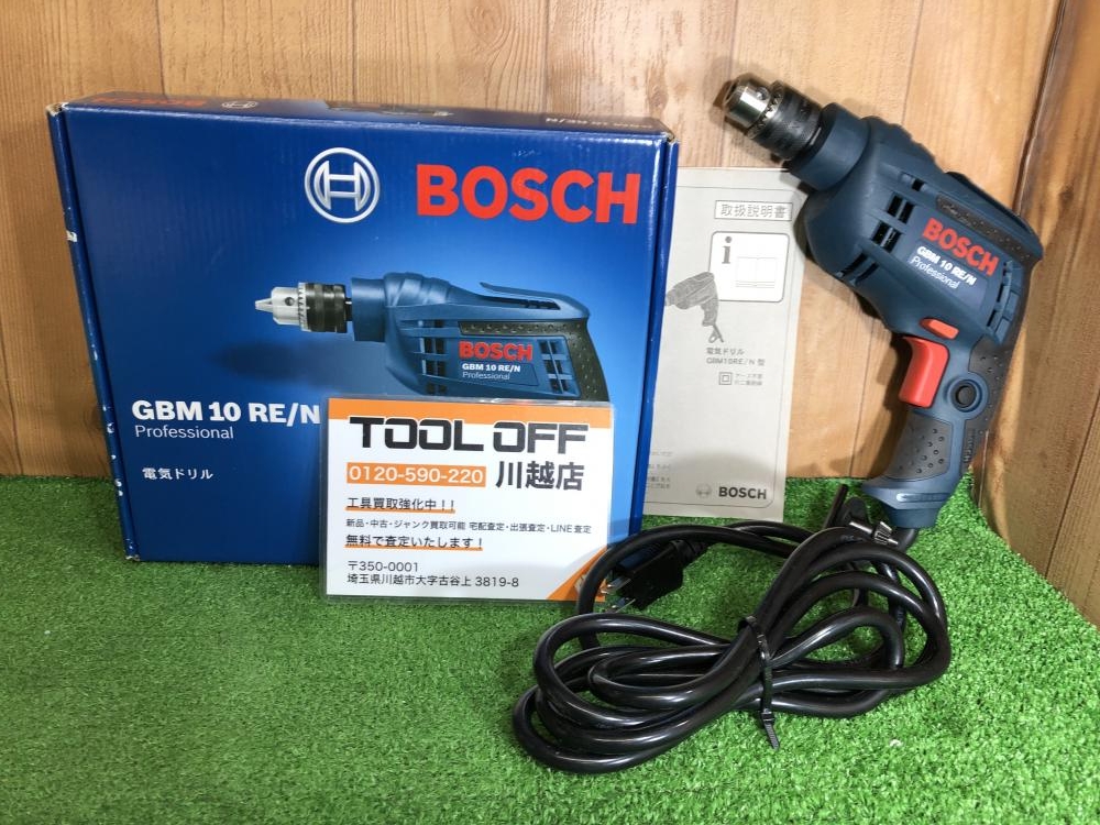 ボッシュ BOSCH 電気ドリル GBM10RE/Nの中古 中古B使用感あり 《埼玉